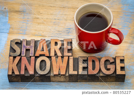 Share knowledge word abstract Share knowledge word abstract 80535227