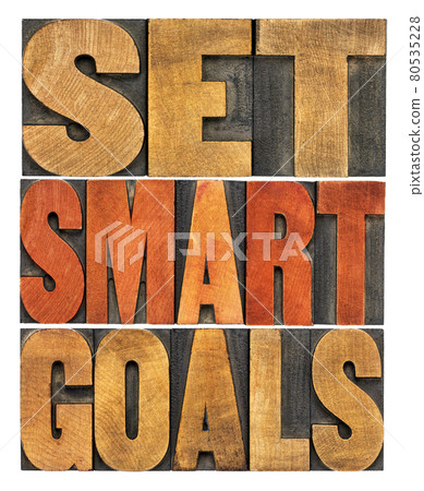 set smart goals word abstract set smart goals word abstract 80535228