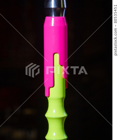 part of the hookah, modern design, on a background. part of the hookah, modern design, on a background. 80535451