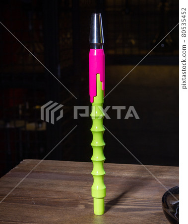part of the hookah, modern design, on a background. part of the hookah, modern design, on a background. 80535452