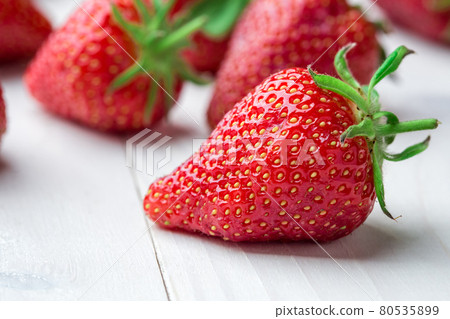 Fresh strawberry background. Ripe in close-up. Fresh strawberry background. Ripe in close-up. 80535899