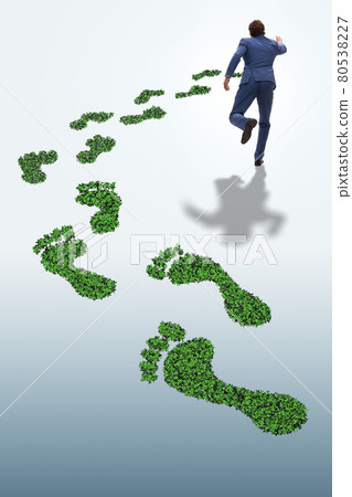 Green ecology concept with businessman Green ecology concept with businessman 80538227