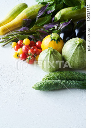 Various summer vegetables Various summer vegetables 80538581
