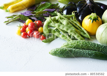 Various summer vegetables Various summer vegetables 80538582