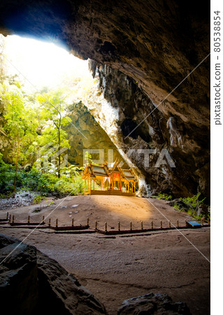 Phraya Nakhon Cave, Khua Kharuehat pavillion temple in Khao Sam Roi Yot National Park in Prachuap Phraya Nakhon Cave, Khua Kharuehat pavillion temple in Khao Sam Roi Yot National Park in Prachuap 80538854