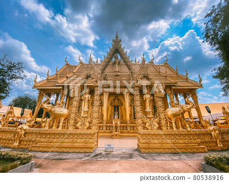 Wat Paknam Jolo in Chachoengsao, thailand 80538916
