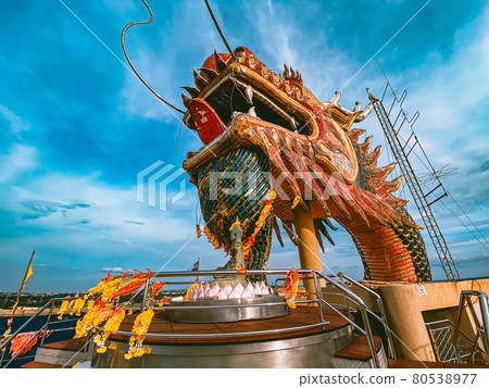 Dragon temple Wat Samphran in Nakhon Pathom, Thailand Dragon temple Wat Samphran in Nakhon Pathom, Thailand 80538977