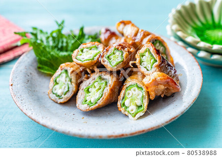 秋葵照燒肉捲 80538988