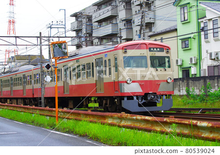 Seibu Tamagawa Line departing from Koremasa Station 80539024