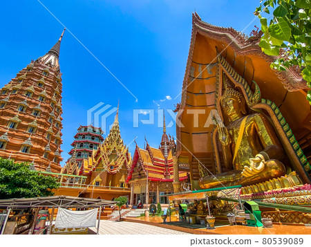 Wat Tham Sua in Kanchanaburi, Thailand 80539089
