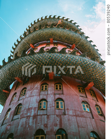 Dragon temple Wat Samphran in Nakhon Pathom, Thailand 80539240