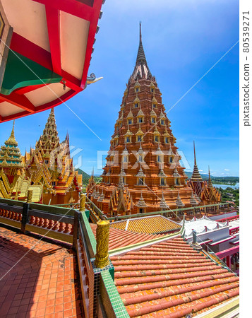 Wat Tham Khao Noi and Wat Tham Sua in Kanchanaburi, Thailand 80539271