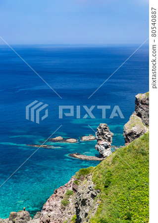 Summer scenery of Shakotan Peninsula, Hokkaido Summer scenery of Shakotan Peninsula, Hokkaido 80540887