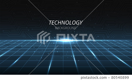 Dark blue technology design. 80540899