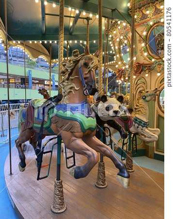 Holidays to play with kids in merry-go-round Holidays to play with kids in merry-go-round 80541176