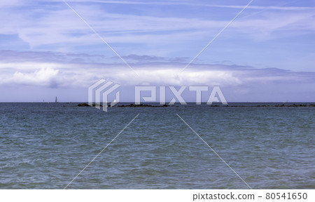Gulf of Morbihan - Bay of Biscay - view from Carnac, Brittany, France Gulf of Morbihan - Bay of Biscay - view from Carnac, Brittany, France 80541650