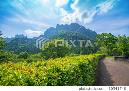 Mt. Myogi, a view from the vicinity of the Myogi Furusato Museum 80541748