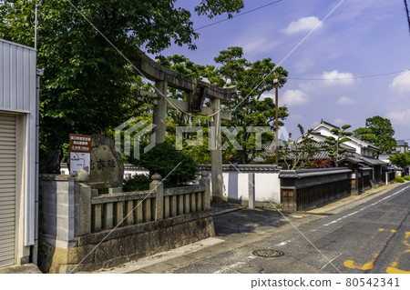 Kamo Shrine Torii, Asakuchi City, Okayama Prefecture 80542341