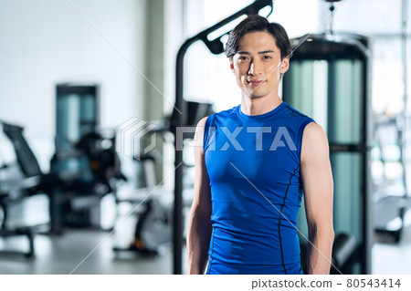 健身運動健身房肌肉訓練訓練鍛煉 80543414