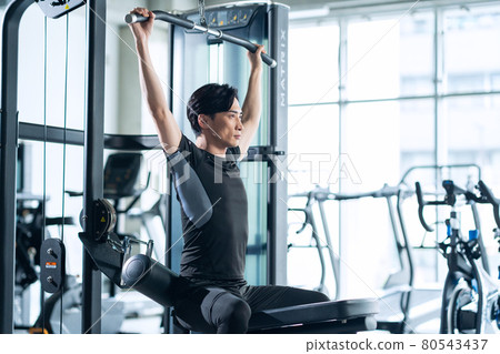 Fitness sports gym muscle training training exercise Fitness sports gym muscle training training exercise 80543437