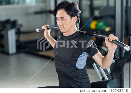 健身運動健身房肌肉訓練訓練鍛煉 80543448
