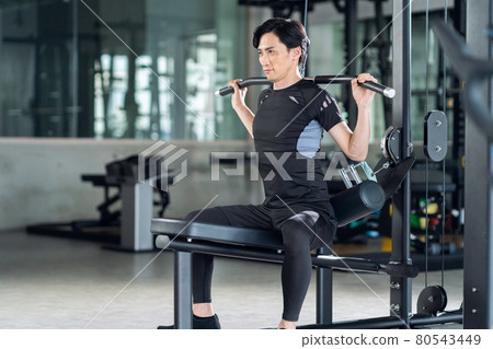 健身運動健身房肌肉訓練訓練鍛煉 80543449