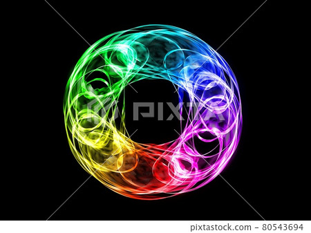 Illustration of whirlpool of light Illustration of whirlpool of light 80543694