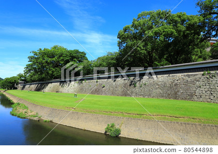 Kumamoto Castle long wall and harness turret Kumamoto Castle long wall and harness turret 80544898