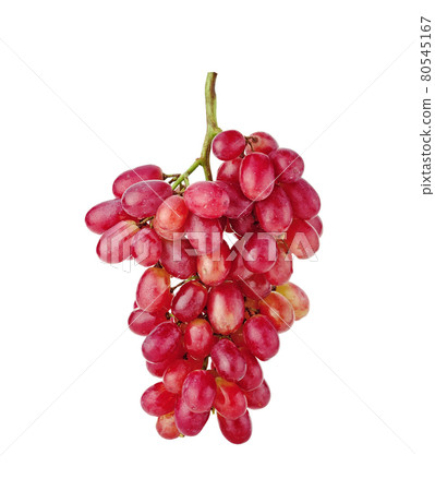 Red grape isolated on white background Red grape isolated on white background 80545167