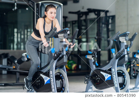Fitness sports gym exercise bike training exercise 80545390