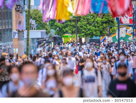 日本(全國)超過 10,000 個東京城市景觀。東京3865人最多。即使昨天有3000多人,澀谷也是人潮洶湧=7月29日 日本(全國)超過 10,000 個東京城市景觀。東京3865人最多。即使昨天有3000多人,澀谷也是人潮洶湧=7月29日 80547853