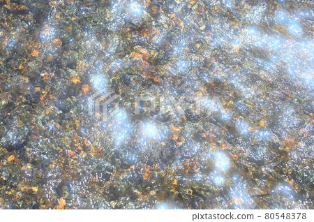 River Reflecting water surface River Reflecting water surface 80548378
