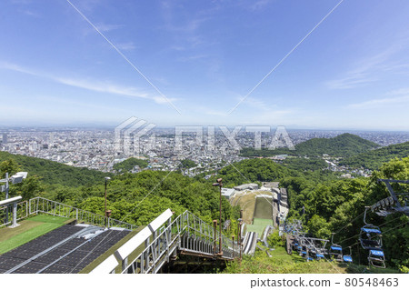 Okurayama Jump Platform Approach and Sapporo City View 80548463
