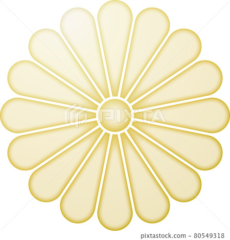 家徽16朵菊花【金色】 家徽16朵菊花【金色】 80549318