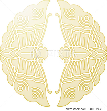 家徽vs.蝴蝶【金色】 家徽vs.蝴蝶【金色】 80549319