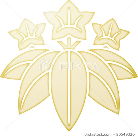 家徽笹龍二[金色] 80549320