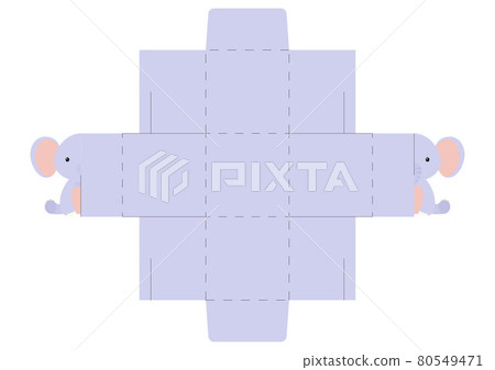 Simple packaging favor box elephant design for sweets, candies, small presents, bakery. Party package die cut template, great design for any purposes, birthdays, baby showers, halloween, christmas. Simple packaging favor box elephant design for sweets, candies, small presents, bakery. Party package die cut template, great design for any purposes, birthdays, baby showers, halloween, christmas. 80549471