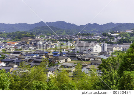 Kamogata Cityscape, Asakuchi City, Okayama Prefecture 80550484