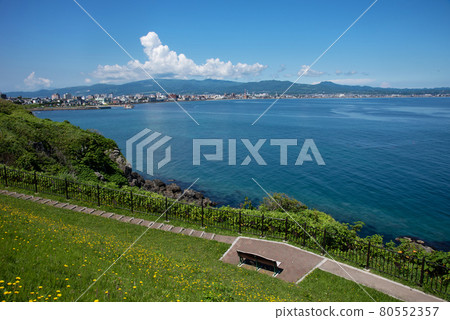 Hakodate city from Cape Tachimachi Hakodate city from Cape Tachimachi 80552357