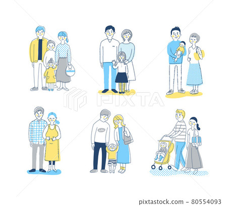 6 pairs of young family whole body set 6 pairs of young family whole body set 80554093