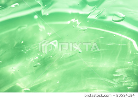 Green water Aloe Vera gel smudged texture Green water Aloe Vera gel smudged texture 80554184