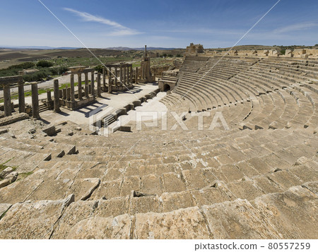 Roman Ruins of Dougga, Tunisia 80557259