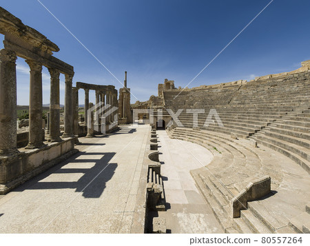 Roman Ruins of Dougga, Tunisia Roman Ruins of Dougga, Tunisia 80557264