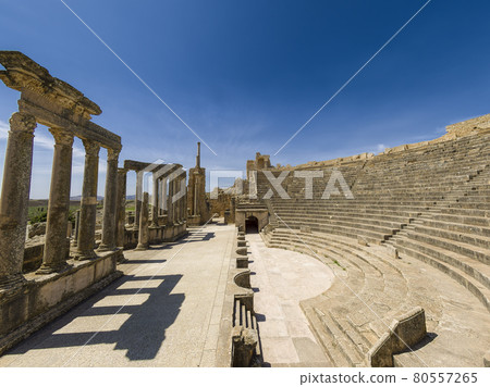 Roman Ruins of Dougga, Tunisia Roman Ruins of Dougga, Tunisia 80557265