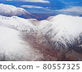 Snowy mountains from the sky 80557325