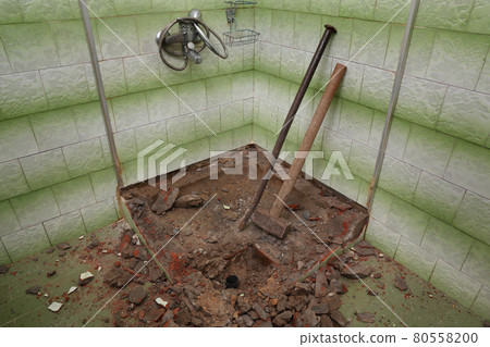 Home renovation, bathroom demolish 80558200