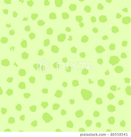 celery green blots primitive naive hand drawn brushstroke seamless pattern. vector doodle endless pattern for textile wrapping digital paper template 80558541