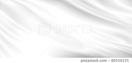 Abstract white fabric background with copy space illustration Abstract white fabric background with copy space illustration 80559155