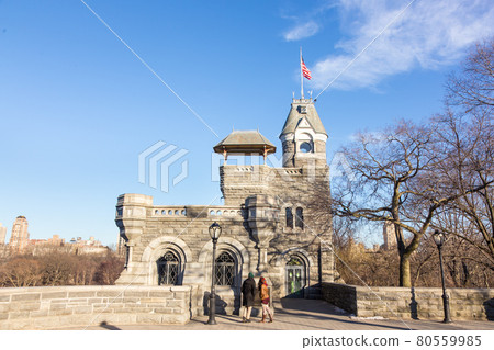 Belvedere Castle in Central Park - New York City, USA. Belvedere Castle in Central Park - New York City, USA. 80559985