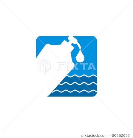 Hand sanitizer logo design template 80562093